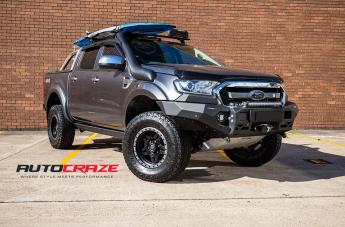 FORD RANGER ANZA MATTE BLACK WITH ANTHRACITE RING